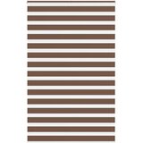 Zebra zavjesa Smeđa 145x200 cm Širina tkanine 140,9 cm Poliester | Shoptok.si