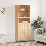 vidaXL Visoka komoda hrasta sonome 69 5x34x180cm od konstruiranog drva | shoptok.hr