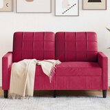  Dvosjed crvena boja vina 120 cm baršunasti | shoptok.hr