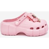 Boto Girls Children's Foam Slippers With Bow And Decorations Pink Selvana | ePonuda.com