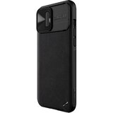 Nillkin CamShield usnjena torbica za iPhone 13 Pro Max s pokrovčkom za kamero | Shoptok.si