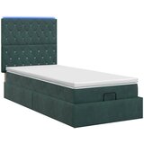  Krevet od pjene s madracem i LED-om Tamnozelena 80 x 200 cm | shoptok.hr