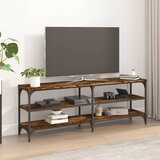 vidaXL TV omarica dimljeni hrast 140x30x50 cm inženirski les Cene