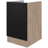 Flex-Well Spodnja Omarica Za Korito Capri, Črna, Hrast | Shoptok.si