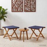  Ležaljka 2 pcs Čvrsto drvo eukaliptusa Plava | shoptok.hr