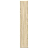 vidaXL Knjižna omara sonoma hrast 60x24x143 cm inženirski les | Shoptok.si