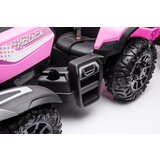 Lean Toys Otroški električni traktor BLT-206 24V 400W Roza lea | Shoptok.si