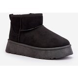 EVENTO Low women's snow boots on a platform insulated with black fur Saldren | Eponuda.ba