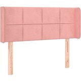  Vzglavje z ušesi roza 103x16x78/88 cm žamet, (20953930) | Shoptok.si