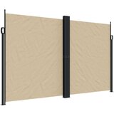  Zložljiva stranska tenda bež 200x1200 cm | Shoptok.si