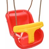 vidaXL swingovi za bebe s sigurnosnim pojasima i podesivim užadima Plastika | shoptok.hr