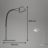 BRILO Stona lampa 1xE27/10W/230V mat hrom | Eponuda.com