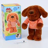 Magic Toys veseli smeđi plišani psić | shoptok.hr