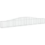  Lučne gabionske košare 25kom 400x30x40/60 cm pocinčano željezo | shoptok.hr