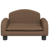  Krevet za pse smeđi 50 x 40 x 30 cm od tkanine | shoptok.hr