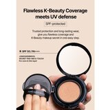 JUNG SAEM MOOL Essential Skin Nuder Longwear Cushion dugotrajni puder u spužvici SPF 50+ + zamjensko punjenje nijansa Fair Light 2x14 g | shoptok.hr