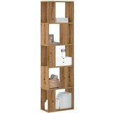 The Living Store Knjižna omara 5-nadstropna hrast 45x23,5x162,5 cm inž. les - Knjižna Omara, (21657258) | Shoptok.si