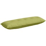 vidaXL Poglavni vzglavnik Svetlo zelena 140 x 19 x 50 cm blago | Shoptok.si