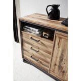 Landscape komoda, barve grafita, barve hrasta | Shoptok.si