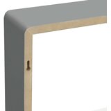  Kockaste zidne police 3 kom sive MDF | shoptok.hr