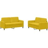  2-dijelni set sofa žuti baršunasti | shoptok.hr
