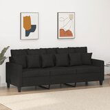 vidaXL trosed črn 180 cm blago | Shoptok.si