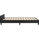  Za krevet s uzglavljem crni 120 x 200 cm od umjetne kože | shoptok.hr