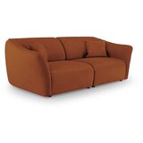 Cosmopolitan Design Opečnato oranžna sedežna garnitura iz tkanine bouclé 206 cm Tokyo – | Shoptok.si