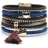 Narukvica JE-17681 - Plava / Smeđa KP17681 | Shoptok.si