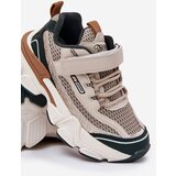 Boto Sneakers Sports Shoes For Children With Velcro Beige Ronivelle | shoptok.hr