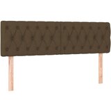 Maison Chic Posteljno vzglavje - Vzglavna omarica 2 kosa temno rjavo 80x7x78/88 cm blago, (22077436) Cene