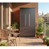 WESTMANN Metalni vrtni ormar Capsa s bazom - 65x90x187 cm | antracit | shoptok.hr