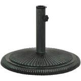  The Living Store Stojalo za senčnik zeleno 45x45x30 cm lito železo - Postavek Za Senčnik, (21444604) | Shoptok.si