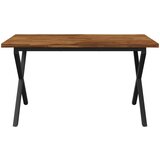  Stol za blagovanje s prirodnim rubom 140 x 70 x 75 cm Prirodna | shoptok.hr