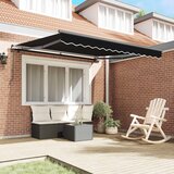  Skrovita tenda Crna 300 x 250 cm Poliester i čelik | shoptok.hr