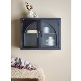 Bloomingville Črna stenska vitrina iz masivne jelke 62x49x23 cm Lario – | Shoptok.si