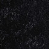  Čupavi tepih s visokim vlaknima NAVARRA crni 120x120 cm | shoptok.hr
