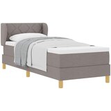  s opruga kutije Sivo-smeđa 80 x 200 cm tkanina | shoptok.hr