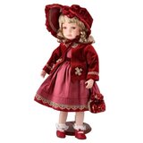 Festa Bambola, novogodišnja lutka, devojčica,crvena 45cm | ePonuda.com