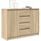  Komoda s ladicama hrasta sonome 100,5x35x76cm konstruirano drvo | shoptok.hr