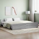 vidaXL Okvir kreveta s uzglavljem i podnožjem boja hrasta 180x200 cm Cijene