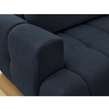 Bobochic Paris Tamno plava sklopiva/s prostorom za odlaganje kutna garnitura (s desnim kutom/u obliku slova L) Fuji – | shoptok.hr