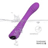 Sex HD Sunshine - vibrator G-točke s žljebovima na baterije (ljubičasti) | shoptok.hr