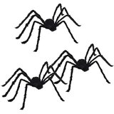 Halloween Pauk Dekoracija 3 pcs Crna 150 cm Poliester i čelik | Eponuda.com