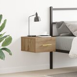 vidaXL Noćni ormarić zidni Artisan hrast 35x35x20 cm | shoptok.hr