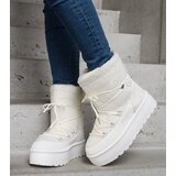 Gemre White platform snow boots lined with fur Andra | Shoptok.si