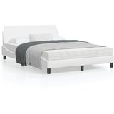 vidaXL Okvir za krevet s uzglavljem bijeli 140x200 cm od umjetne kože | shoptok.hr