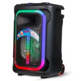 Akai karaoke 800W PMPO, FM, LED, 15", daljinsk, kolica-ručka, 2xbež mik, ABTS-15 | shoptok.hr