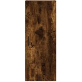  Visoka komoda dimljeni hrast 34,5x34x180cm konstruiranog drva | shoptok.hr