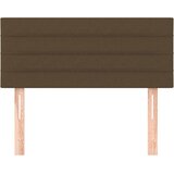  Uzglavlje tamnosmeđe 100x5x78/88 cm od tkanine | shoptok.hr